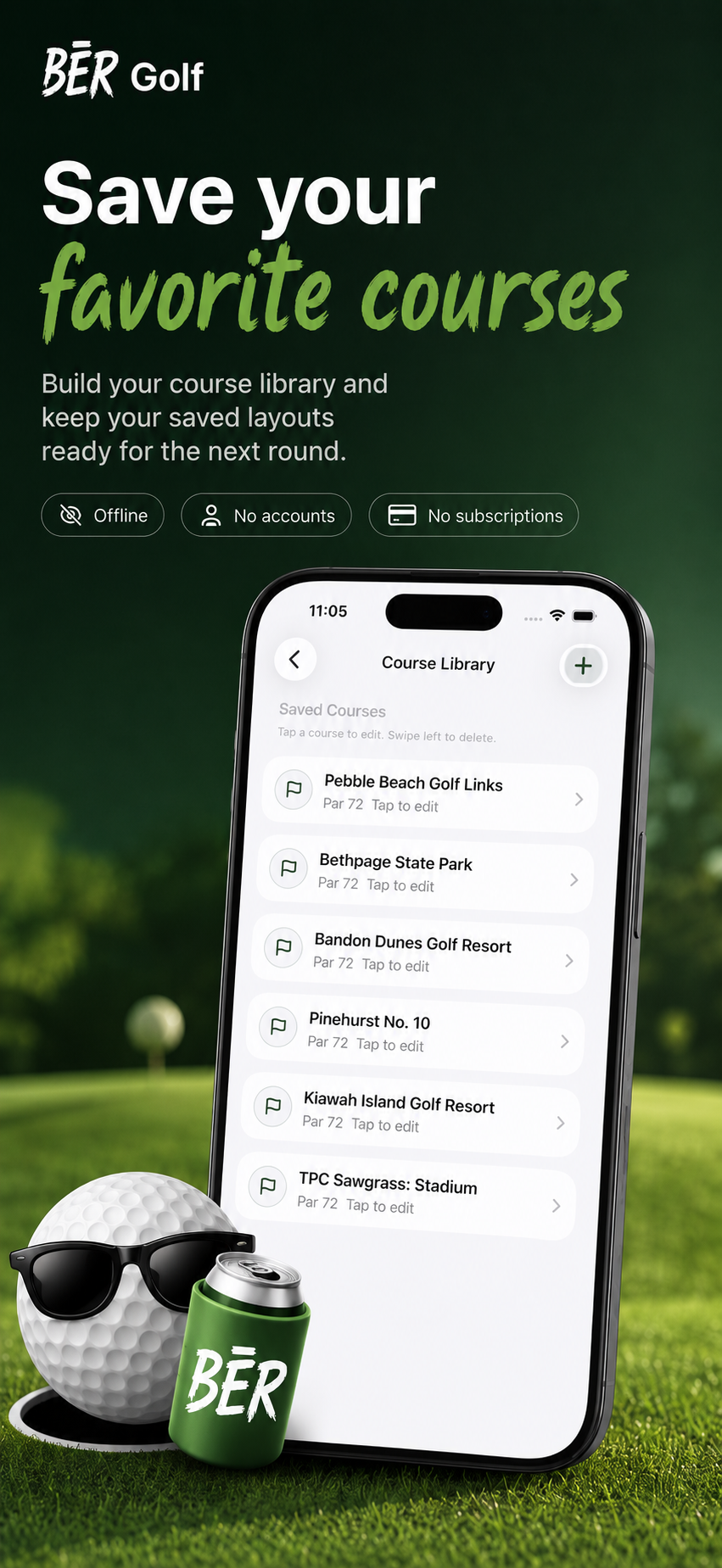 Save your favorite courses promotional screenshot