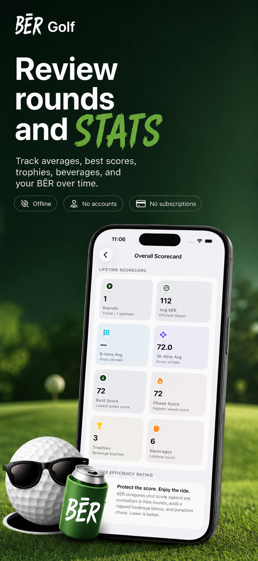 Review rounds and stats promotional screenshot
